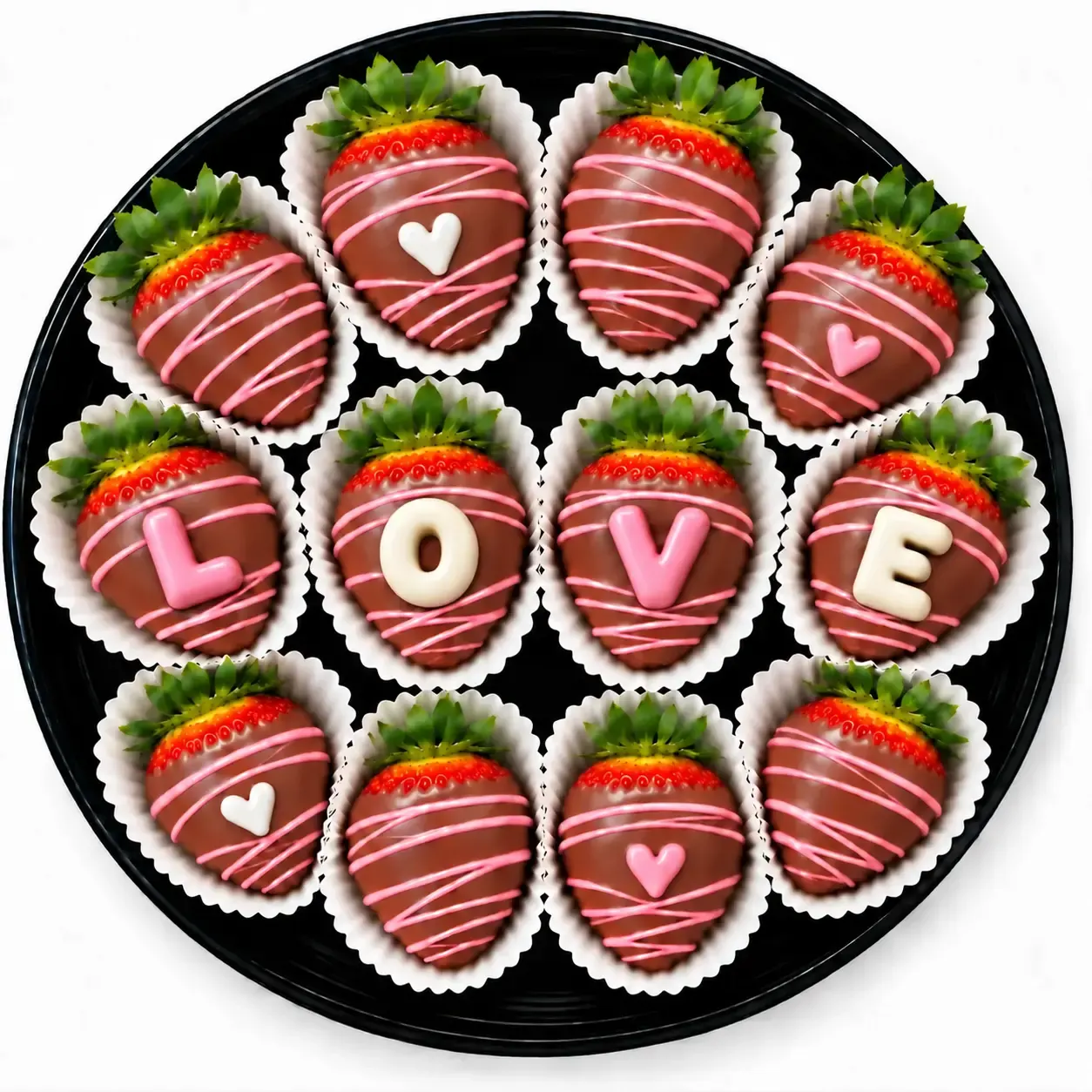 Classic Valentine Chocolate Strawberries — Medium