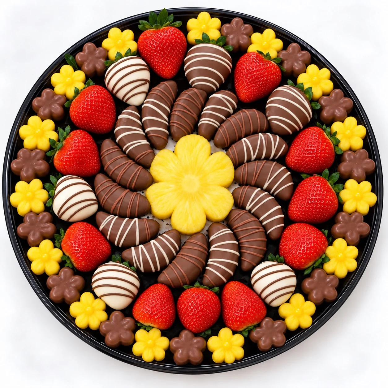 Just Gift Daisy Platter — Large