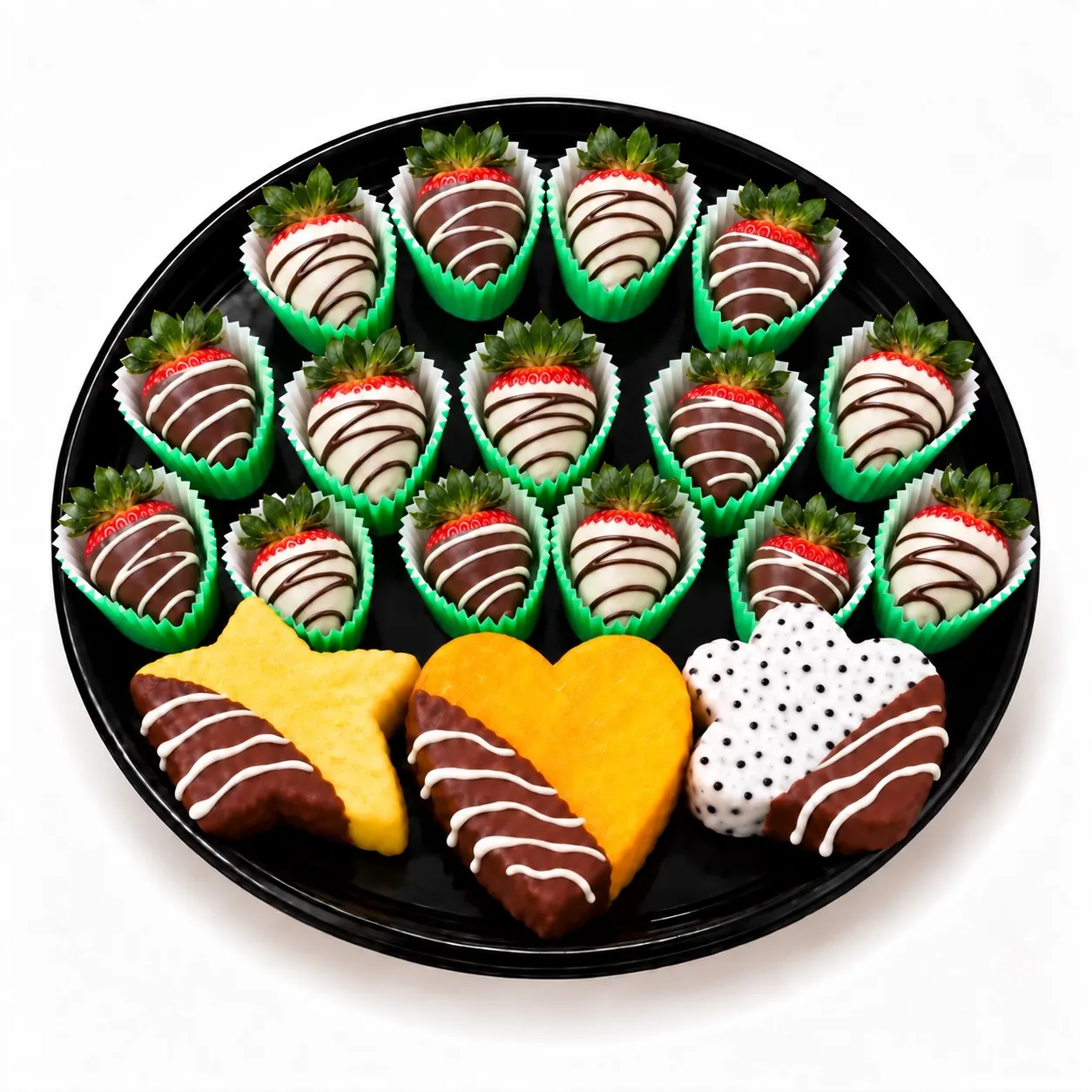 Just Gift Shaped Fruit Platter — Small