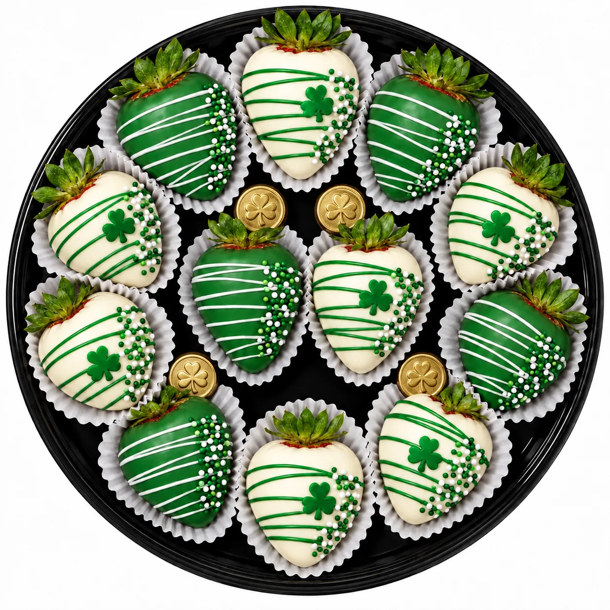 St. Patrick's Day Chocolate Strawberries