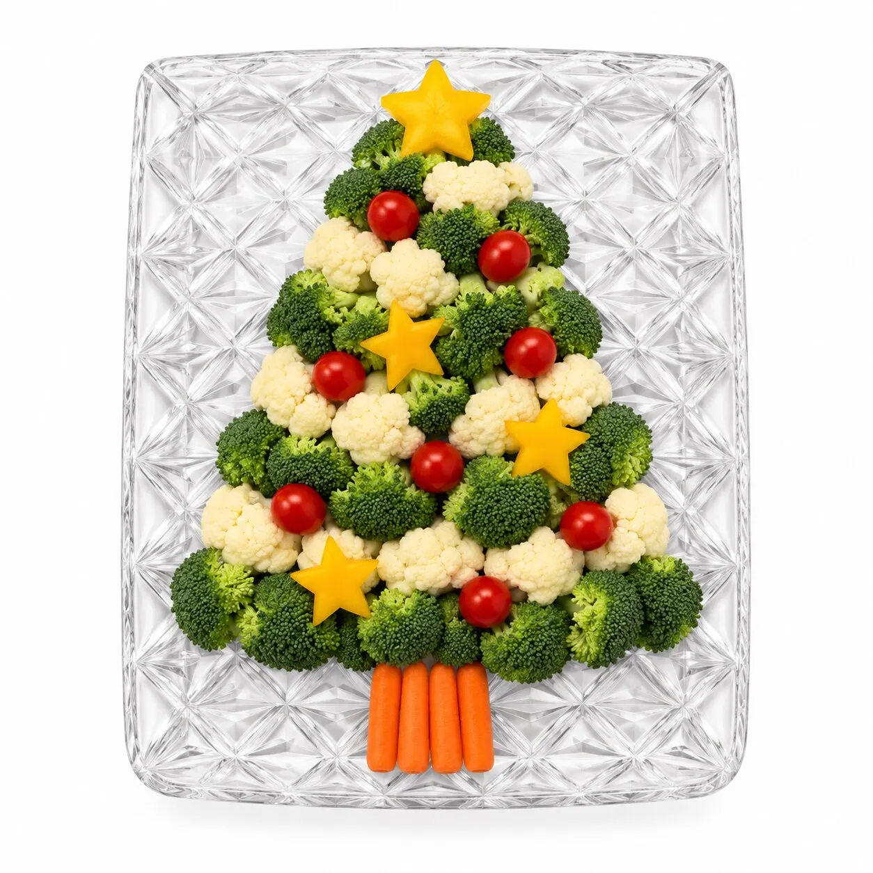 Christmas Tree Vegetable Platter